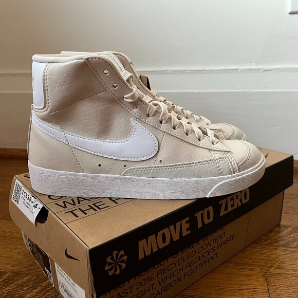 Nike Blazer Mid '77 Next Nature, Light Orewood Brown & White - Picture 1 of 8